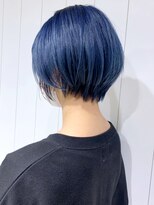 アイティー バイ アルバム 中野店(IT by ALBUM) ネイビーブルー_くびれミディイヤリングカラー_ba328391