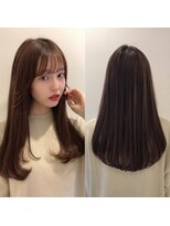 パランケイビューティー シンジュク(PALAN K-Beauty) ワンレングススタイル/シースルー/大人美人/上品女子/韓国