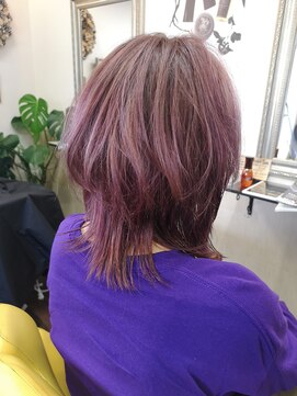 アミーバイオアシス(Amie by oasis) ラベンダーピンク×大人ウルフ