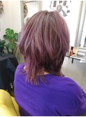 ラベンダーピンク×大人ウルフ