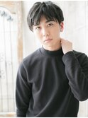 ≪mod's men≫マットな質感◎黒髪クラウドマッシュ束感カットK