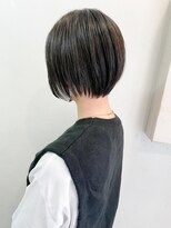 キャンバス バイ ネオリーブ 横浜西口(Canvas by neo.)&nbsp;大人かわいい小顔丸みのあるショートボブ　20代30代40代