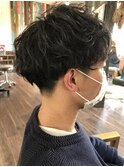 メンズウェーブパーマ