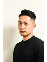 レンゲン(LENGEN)&nbsp;メンズかき上げニュアンスマッシュサイドパート韓国マッシュ