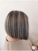 ★アッシュグレーハイライト★福岡久留米