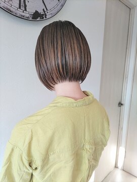 ヘアーアトリエルキナ(hair atelier LUCINA) 骨格補正ショートボブ