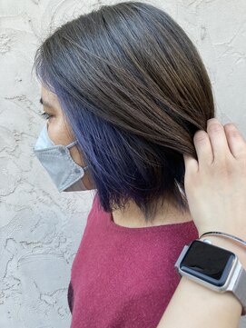 ヘアースペースブルームエア HAIR SPACE BLOOM Ea 【三国/インナーカラー】髪質改善・白髪ぼかしも人気♪