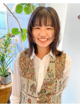 ビファインクーアヴェダ(Be fine coo AVEDA) 顔周りのレイヤーカットで垢抜けヘア☆