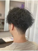 メンズ 波巻きパーマ