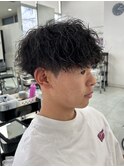 MEN'S HAIR カルマパーマ ダークアッシュ ニュアンスパーマ