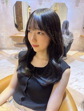 ロンドローズ 名古屋(Lond damaskRose) 顔周り ボブ 韓国 レイヤー ダブルカラー 名駅 リタッチ 383