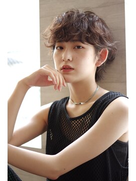 アンダー(ANNDER) マニッシュカーリーショート(ANNDER)ショート/パーマ/クセ毛風