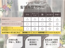 ビラデルソルルート(√r-t)の雰囲気（各種カラーの効果をまとめております！当店では髪質再整カラー◎）