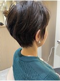 大人エレガントふんわりショート