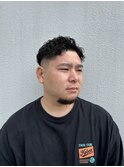 フェード×パーマ