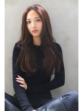 ロゼ 甲子園口(Rose) 【ROSE】レイヤーカット＿マロンベージュ＿ロングヘア