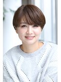 シンプル耳かけショート