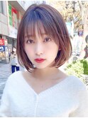 艶髪 髪質改善 ブリーチなしダブルカラー レイヤー 韓国風5129