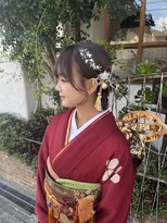 ディディ イック(didi ic)&nbsp;：カチモリ風水引アレンジ/着物ヘア