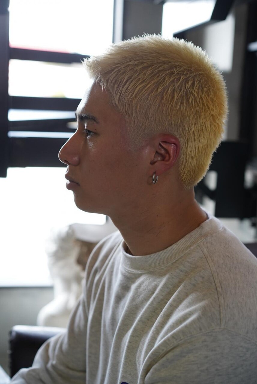 刈り上げ坊主　PINKDRAGON CAPTAIN SMILE 夏ってまだ終わりませんか…🙃 暑すぎてもう帰りたいです