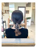 タイトヘアアレンジ
