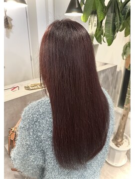 ベル(beLLe.) 艶髪 髪質改善 サラサラ ロング オレンジブラウン