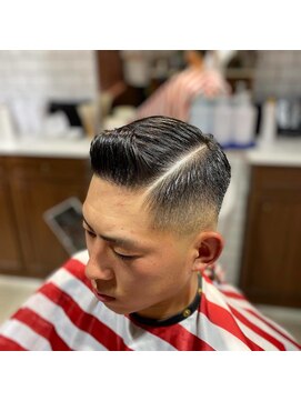 宮崎理容院 並木坂店 サイドパートスタイル