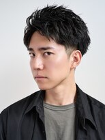 ロンドアンメゾン 原宿(Lond un Maison.) men'sスパイキーショートブルーブラックメンズブリーチなし