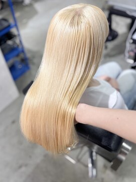 ゲームバイアランスミシー 心斎橋(GAME by Alan Smithee) 【Nagi】ブロンドカラー/艶髪ハイトーン