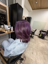 ログスラッシュ(LOG/)&nbsp;シアーバイオレットハイライト♪