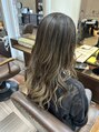 ヘアメイク シンズ レインボー(Hair Make SHIN'S RAINBOW) 艶カラーやコントラストのついたデザインカラーも好きです。
