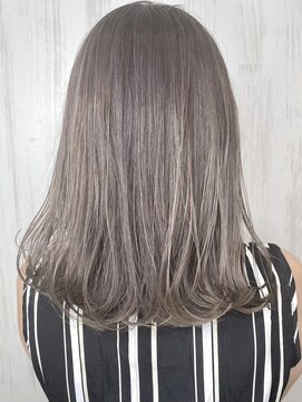 ベルヘアーデザイン 堺東(Belle hair Design) 外国人風ハイトーンオリーブグレージュ20代30代40代堺東
