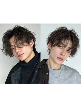 《メンズ 本通駅徒歩2分》[メンズパーマのエキスパート]豊富なパーマバリエーションで納得の仕上がりへ。