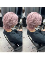 ユアーズヘア 東新宿店(youres hair) メンズホワイトピンク
