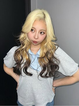 ギミックパシャ(GIMMICK pasha) 抜きっぱなしブロンド×裾カラー