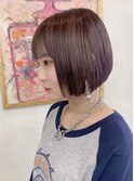 シルキーカットで作るミニボブ