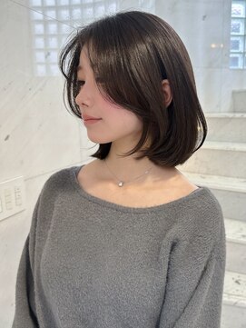 サイン 韓国ボブ 渋谷(SIGN) 韓国ボブレイヤーボブ渋谷タッセルボブお洒落なレイヤーカット