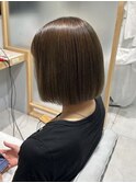 ボブカット/切りっぱなしボブ/タンバルモリ/顔周りカット