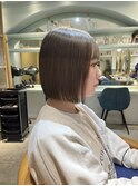 ナチュラルショート/ショートボブ/顔周り/30代40代50代