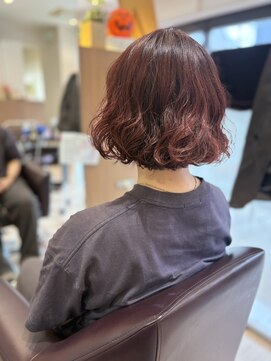 エル バイ ファースト(L by first) 【L by first】ルージュレッドパーマ　20代/30代/40代/50代