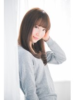 ヘアーアティレ(HAIR attirer) センターパートの潤ツヤストレート！