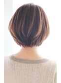 30代40代50代大人可愛いショートボブ 後頭部を綺麗に