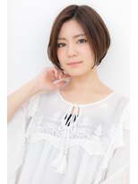 カバーヘア イヴ 戸頭店(COVER HAIR EVE) モードな前下がりワンカールスリークボブZ戸頭20代30代40代