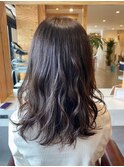 【透明感カラー】×【ゆるふわミディ】×【20代30代】