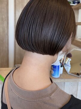 ヘアー テクニカ(hair Technica) ビターココアカラー×ミニボブ！