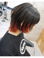 ヘアテリア リュウ 大塚(hair teria ryu) ショートウルフ×インナーレッド