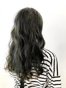 ヘアーサロンデフォーエバー(hairsalon de Forever) 【ローレイヤーカット●ブリーチ１～２回オリーブカラー】