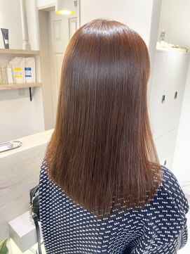 トゥーリ 長崎住吉店(tuuli) 髪質改善カラー コーラルピンク 山形