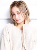 大人可愛い２０代３０代４０代小顔　ハイライトカラー E3