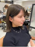 似合わせ切りっぱなしこなれミディ×透明感美髪♪【milly梅田】